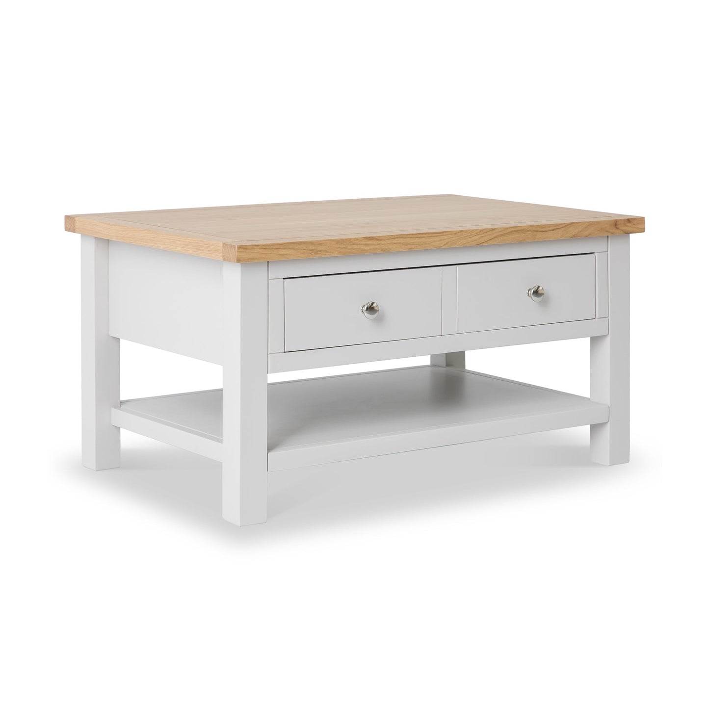 ROS-OUT-00530 Grade-C1 Roseland Furniture Farrow Cream Coffee Table RRP £174.95