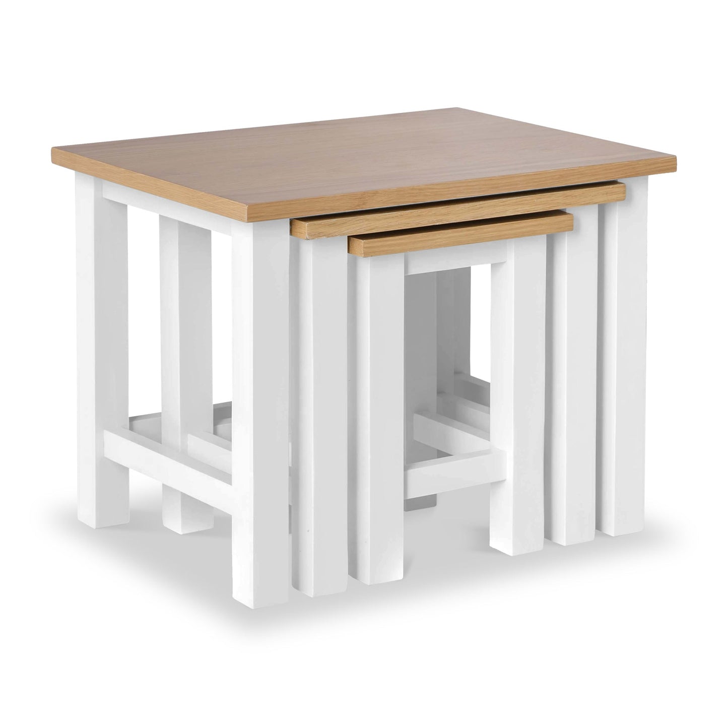 ROS-OUT-00246 Grade-C1 Roseland Furniture Farrow Nest of Tables RRP £114.95
