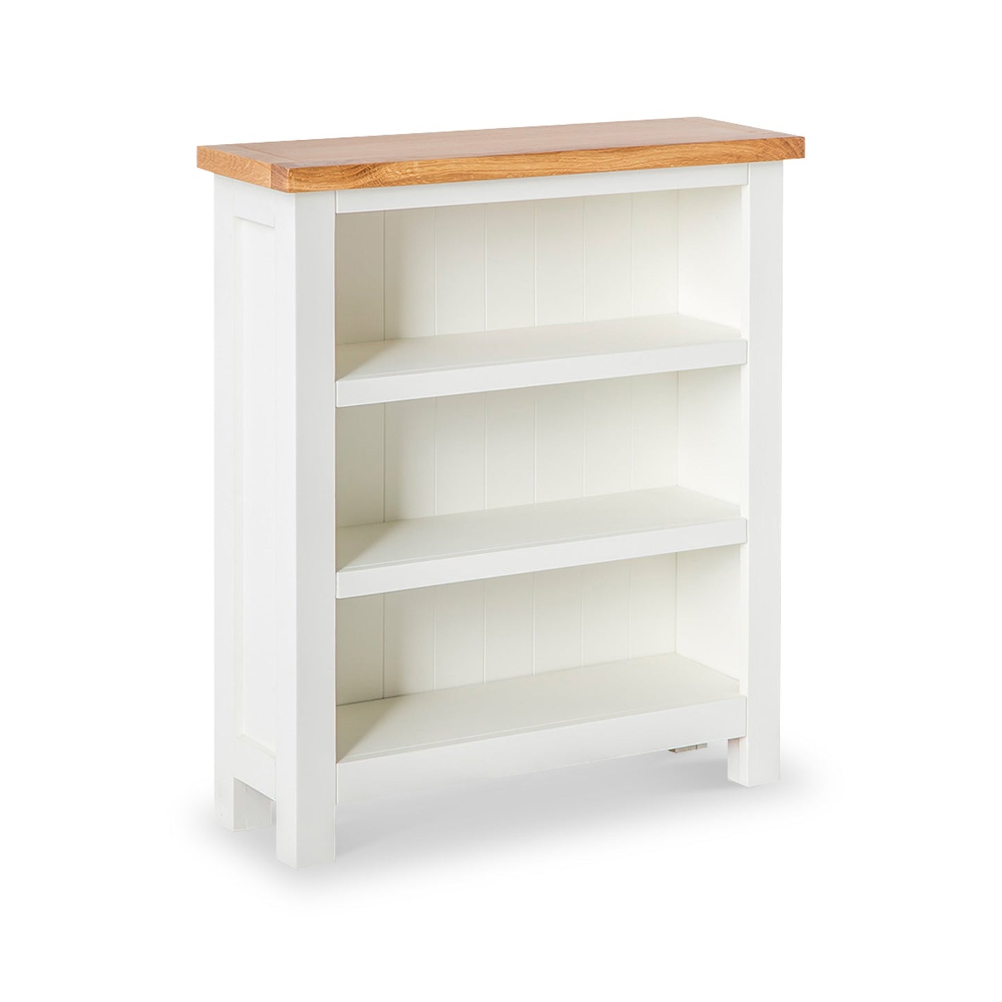 ROS-OUT-00390 Grade-C1 Roseland Furniture Farrow Low Bookcase RRP £114.95