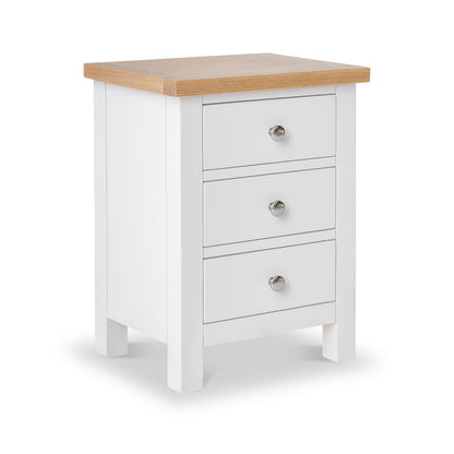 ROS-OUT-00368 Grade-C1 Roseland Furniture Farrow 3 Drawer Bedside Navy RRP £109.95
