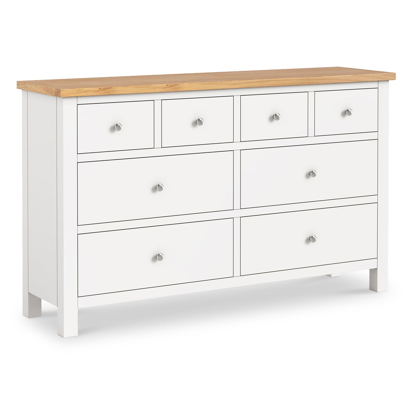 ROS-OUT-00175 Grade-C3 Roseland Furniture Farrow XL 8 Drawer Chest RRP £534.95