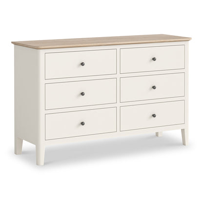 ROS-OUT-00508 Grade-C3 Roseland Furniture Penrose 6 Drawer Chest RRP £484.95
