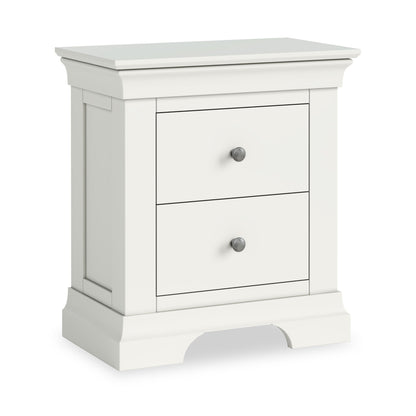 ROS-OUT-00286 Grade-B Roseland Furniture Colette 2 Drawer Bedside Table RRP £169.95