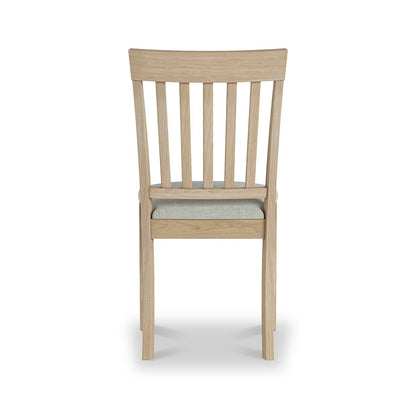 ROS-OUT-00349 Grade-C1 Roseland Furniture Riley Oak Dining Chair RRP £79.95