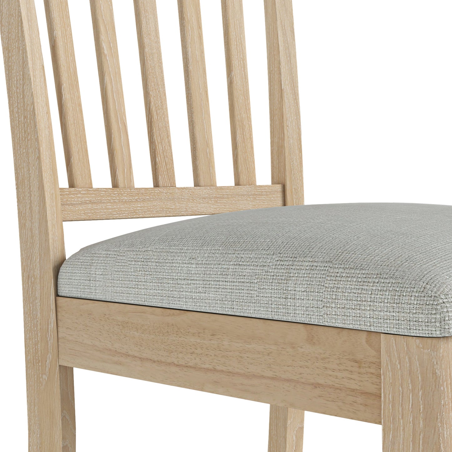 ROS-OUT-00349 Grade-C1 Roseland Furniture Riley Oak Dining Chair RRP £79.95