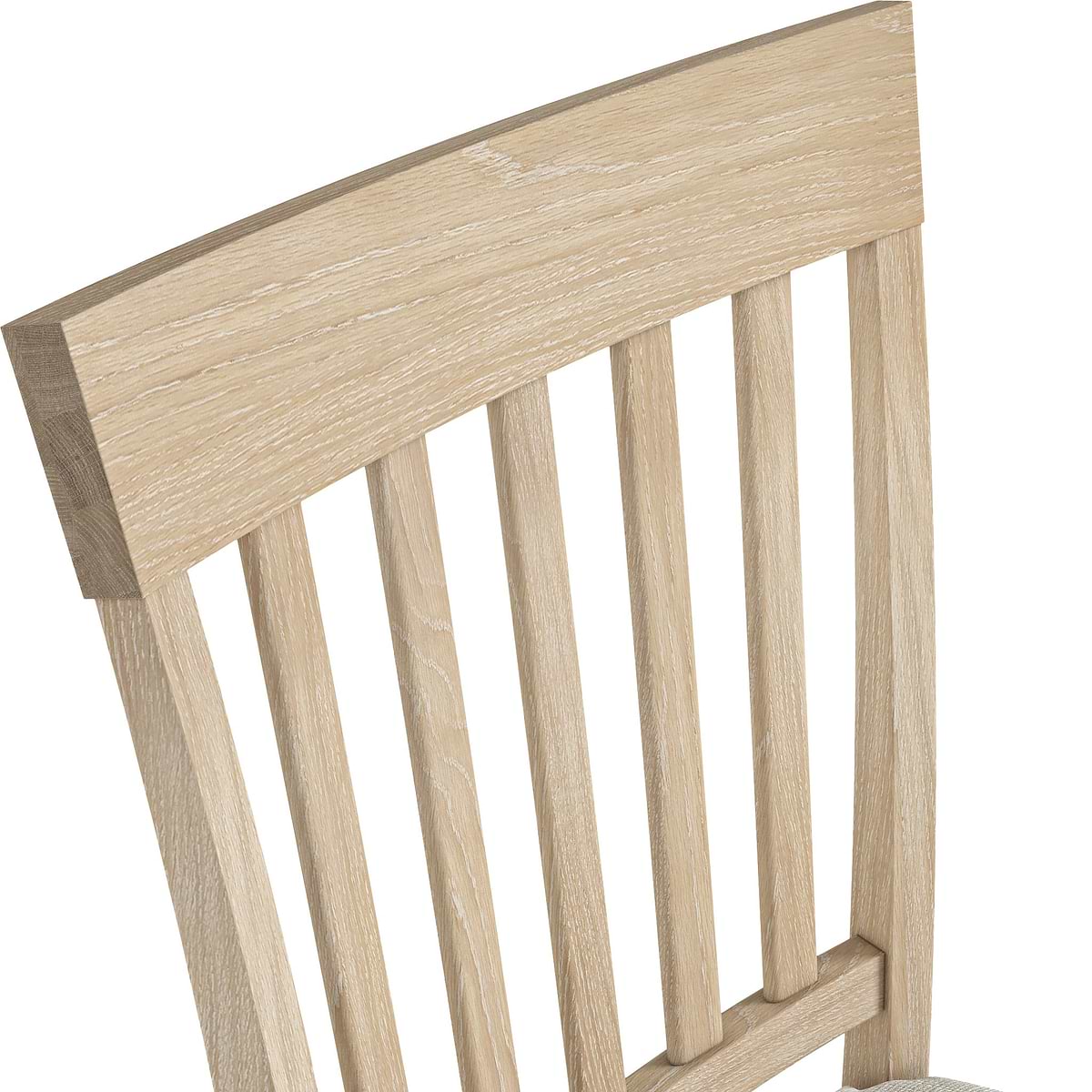 ROS-OUT-00348 Grade-C1 Roseland Furniture Riley Oak Dining Chair RRP £79.95