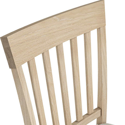 ROS-OUT-00348 Grade-C1 Roseland Furniture Riley Oak Dining Chair RRP £79.95