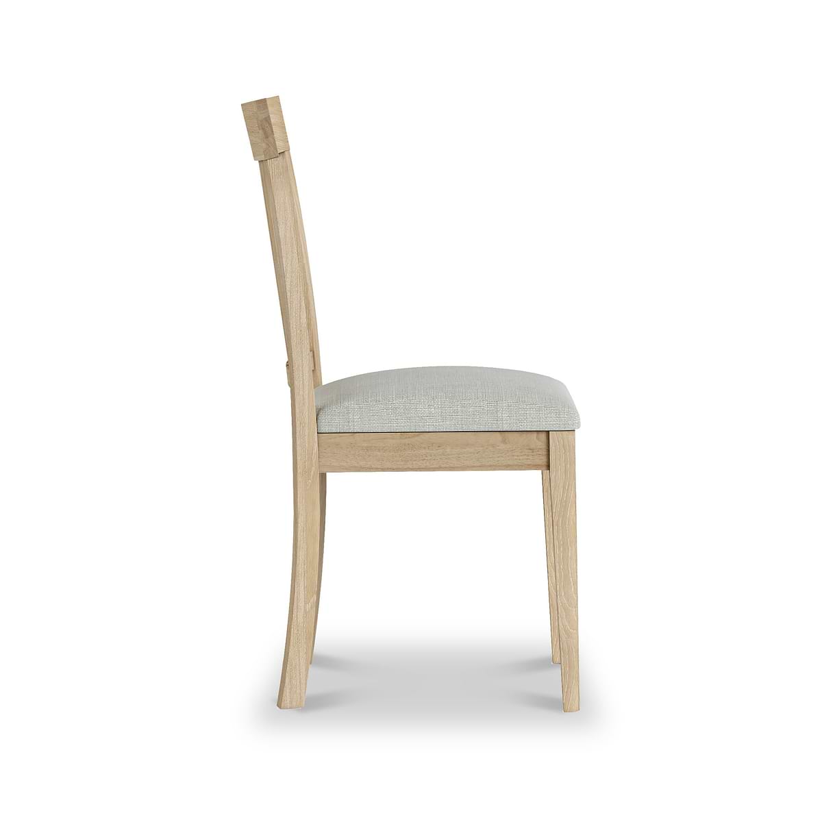 ROS-OUT-00177 Grade-C1 Roseland Furniture Riley Oak Dining Chair RRP £79.95