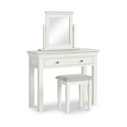ROS-OUT-00414 Grade-BER Roseland Furniture Colette Dressing Table Set - Cream RRP £299.95