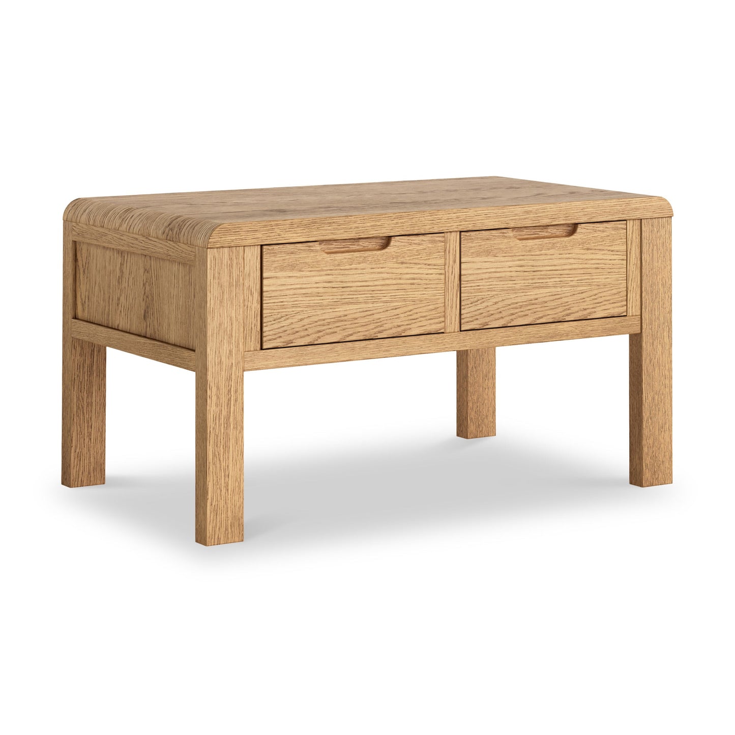 ROS-OUT-00295 Grade-C1 Roseland Furniture Penryn Oak 2 Drawer Coffee Table RRP £199.95