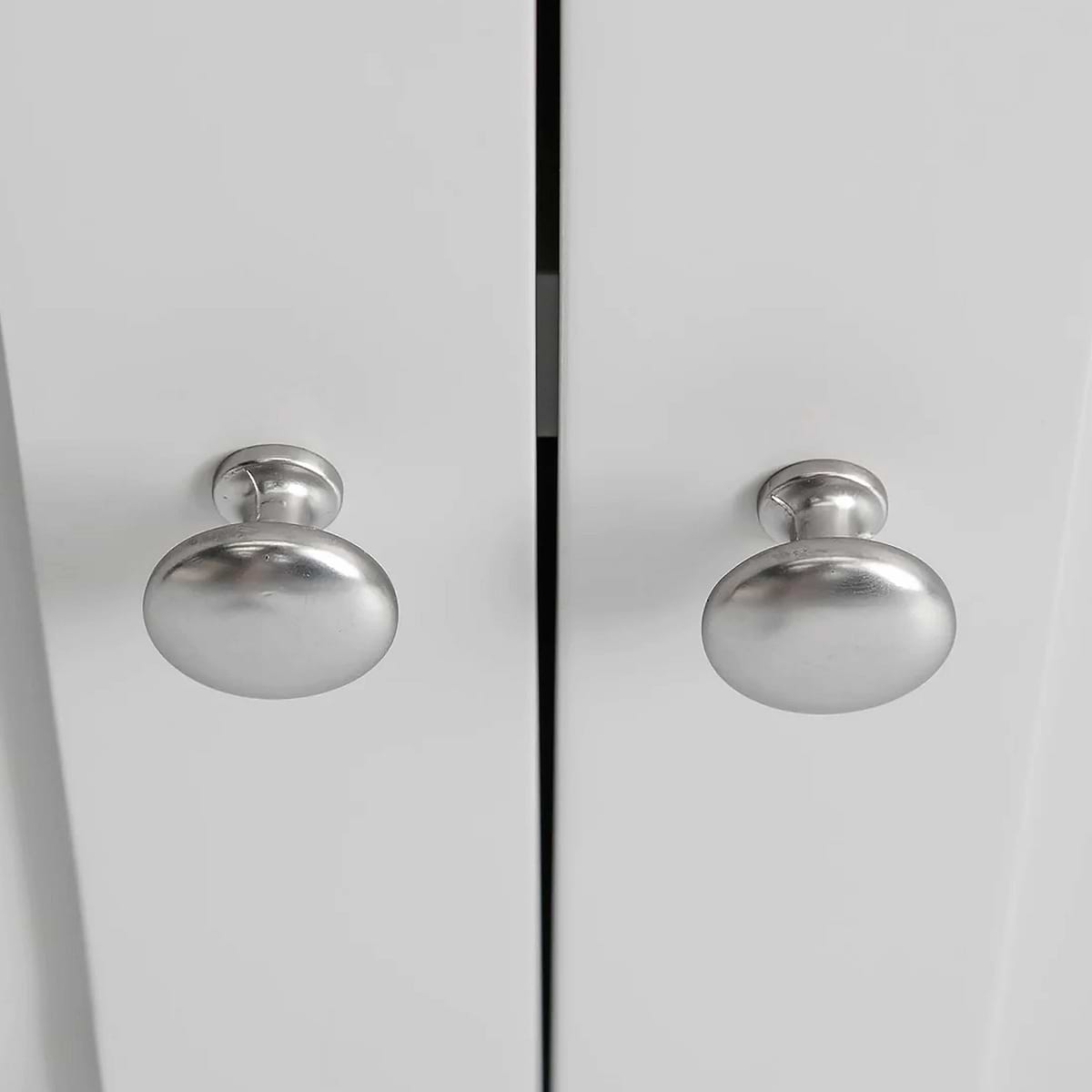 ROS-OUT-00387 Grade-B Roseland Furniture Farro 4 Door Wardrobe - Grey RRP £829.95