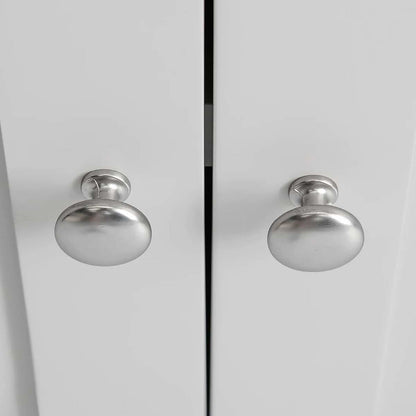 ROS-OUT-00387 Grade-B Roseland Furniture Farro 4 Door Wardrobe - Grey RRP £829.95