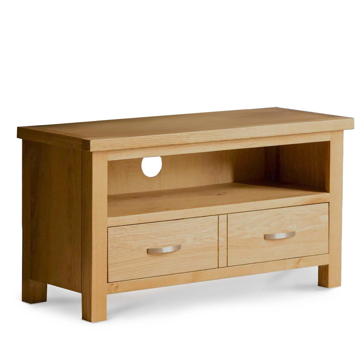 ROS-OUT-00238 Grade-C1 Roseland Furniture London Oak 90cm TV Stand RRP £139.95