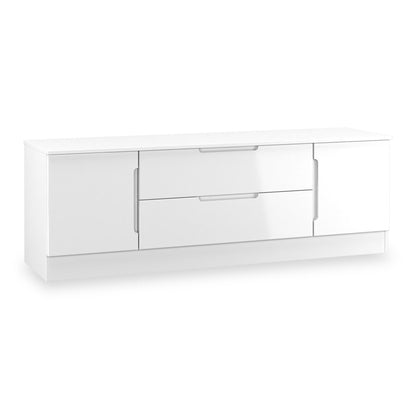 ROS-OUT-00417 Grade-C1 Roseland Furniture Henshaw Small TV Unit RRP £389.95