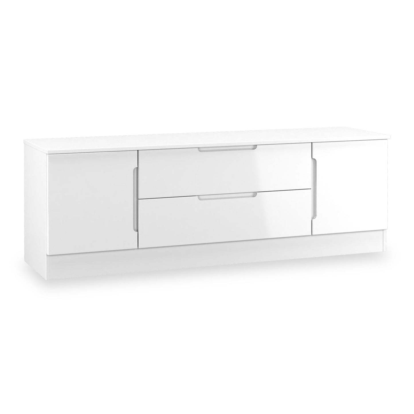 ROS-OUT-00417 Grade-C1 Roseland Furniture Henshaw Small TV Unit RRP £389.95