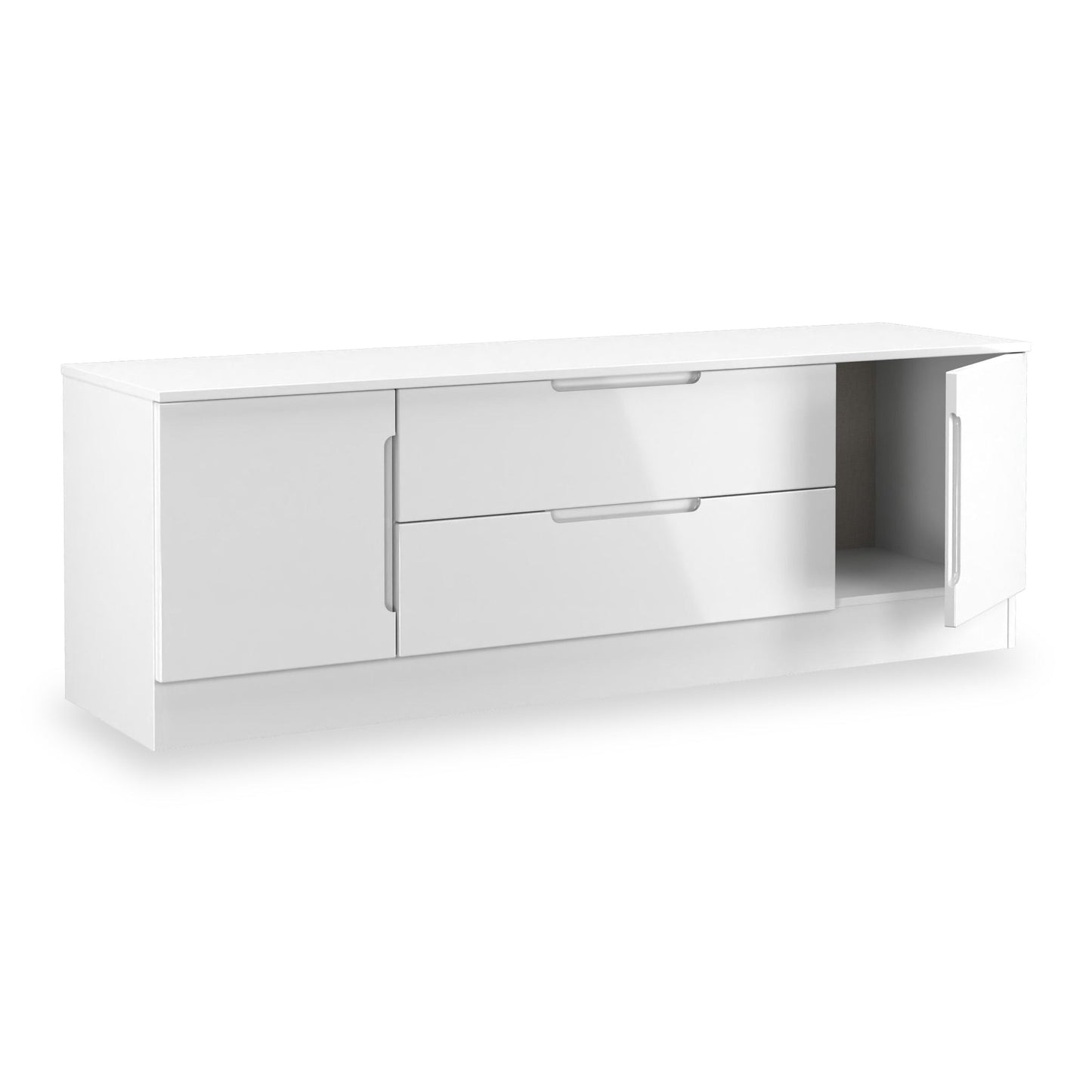 ROS-OUT-00417 Grade-C1 Roseland Furniture Henshaw Small TV Unit RRP £389.95