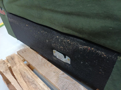 DUS-APM-63038 Grade-C2 Dusk Soho Right Hand Storage Chaise Sofa - Dark Olive RRP £1329 RRP £1329