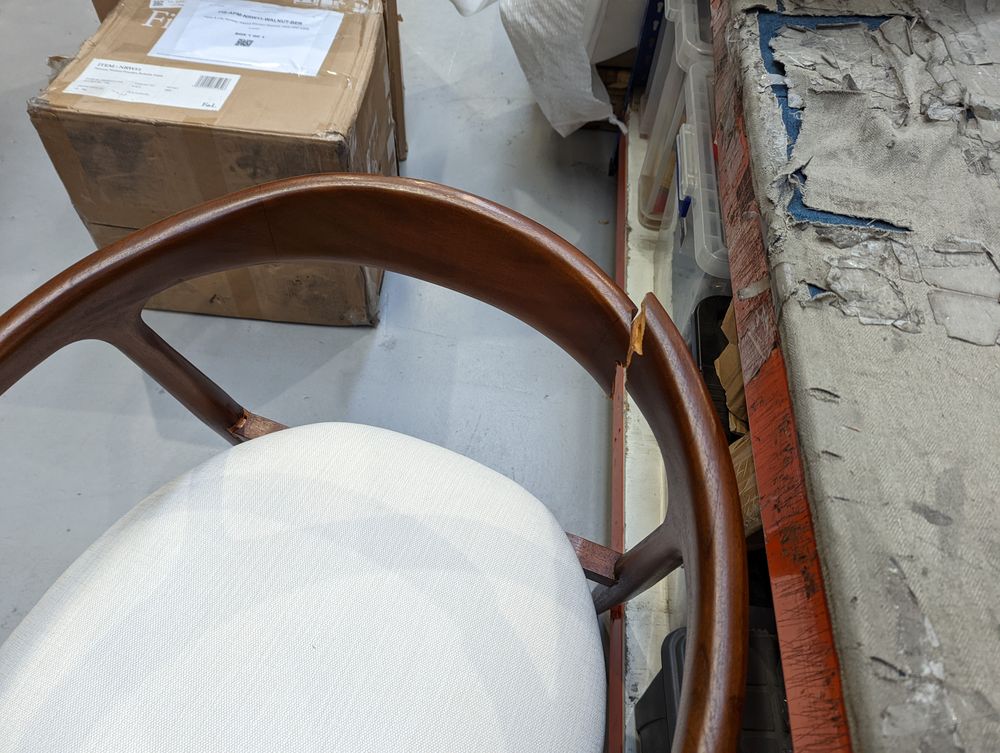 Lot of 7 x Fishe & Lilly modern parquet furniture items grade-BER Spares or repair RRP £1629.93