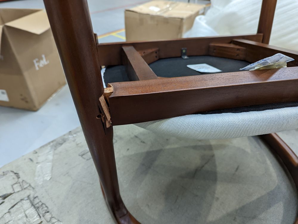 Lot of 7 x Fishe & Lilly modern parquet furniture items grade-BER Spares or repair RRP £1629.93