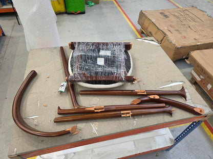 Lot of 7 x Fishe & Lilly modern parquet furniture items grade-BER Spares or repair RRP £1629.93