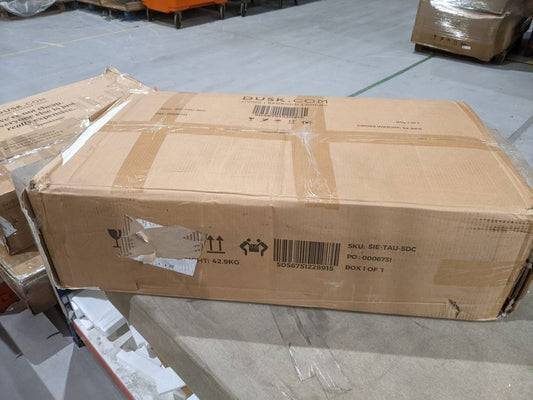 DUS-GOL-02341 Grade-B Dusk Sienna 5 Drawer Chest - Taupe RRP £219