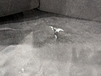 Lot of 2 x Dusk Hebden 2 Seater Sofa - Olive Green for Spares or Repair (ref DUS-APM-A-13197) Total RRP £1178