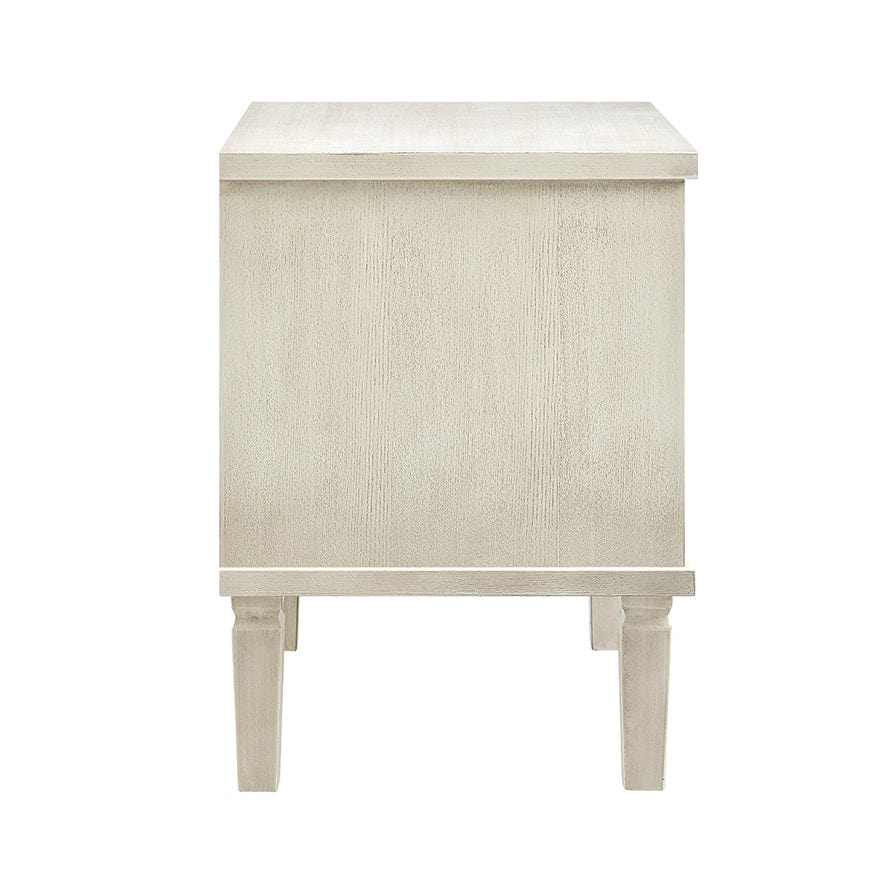 CCY-STO-00340 Grade-BER-DOA Dusk Sienna 2 Drawer Bedside Table - Natural/Gold RRP £187