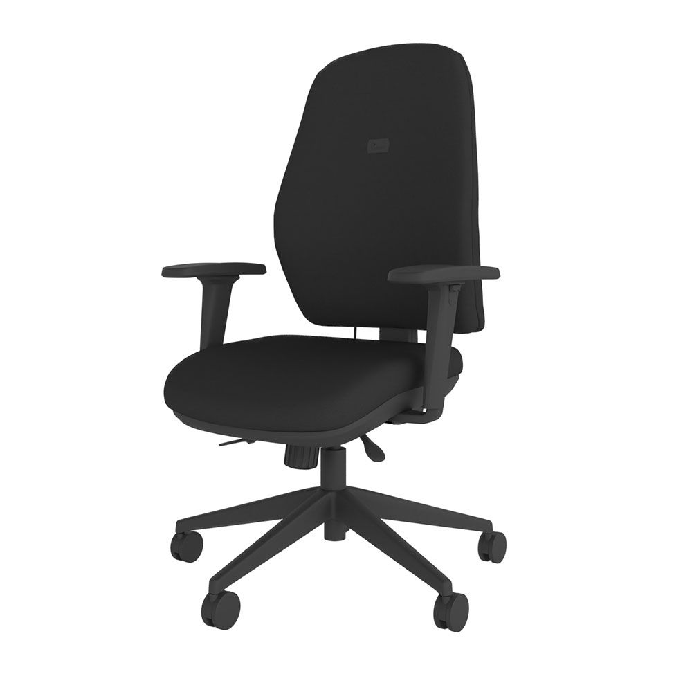 POS-CC2-00020 Grade-B Posturite Positiv U600 Tall Back Ergonomic Desk Chair Independent Mech - Black RRP £702.26