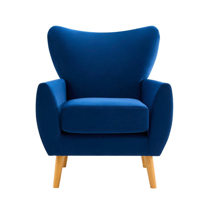 DUS-GOL-08081 Grade-C3 Dusk Alia Accent Chair - Royal Blue RRP £229