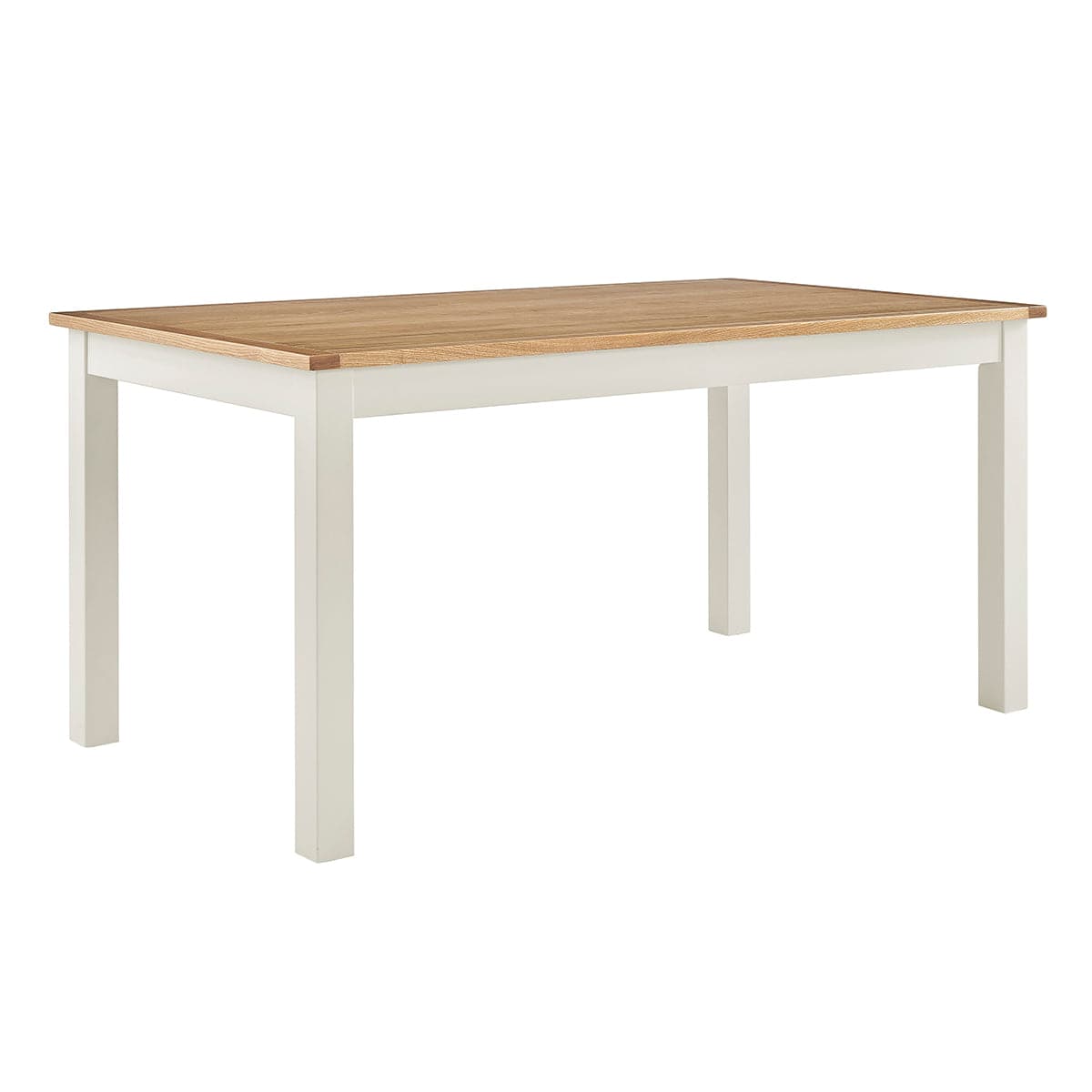 DUS-APM-06063 Grade-B Dusk Alice 4-6 Seater Dining Table - Oak/Cream RRP £209