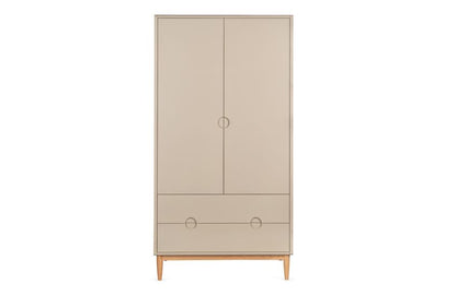 HEA-CC2-00095 Grade-BER Heals Amira 2 Door Wardrobe Painted Oatmeal RRP £899.00
