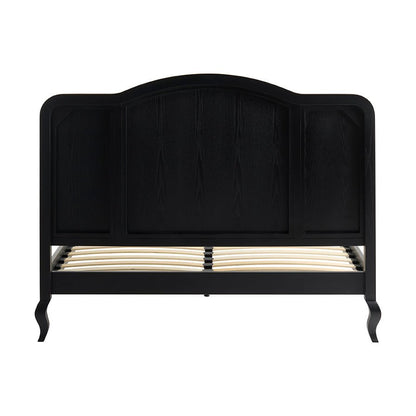 DUS-CC2-04031 Grade-B Dusk Annecy Kingsize Rattan Bed Frame - Black RRP £369 RRP £339.00