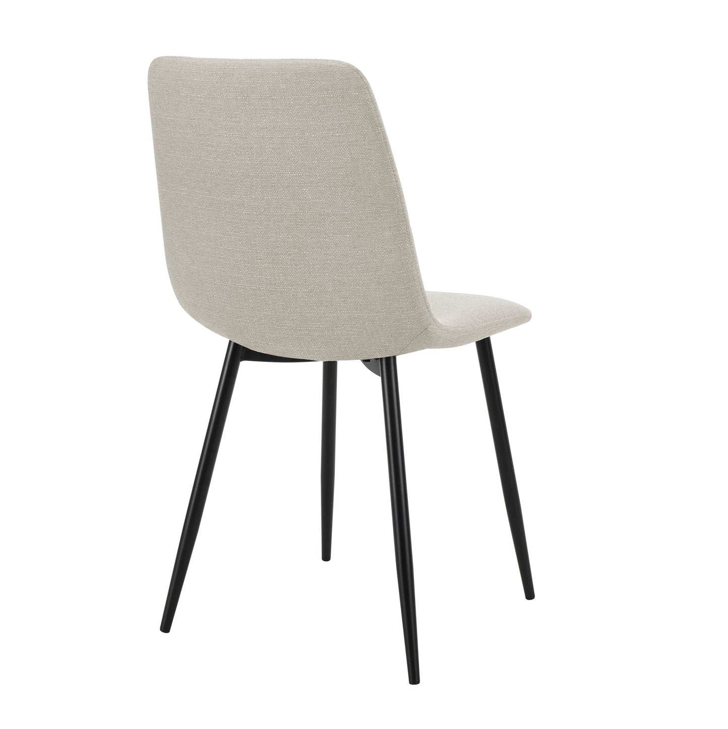 DUS-GOL-00980 Grade-B Dusk Annie Set Of 2 Dining Chairs - Linen - Stone Grey RRP £89