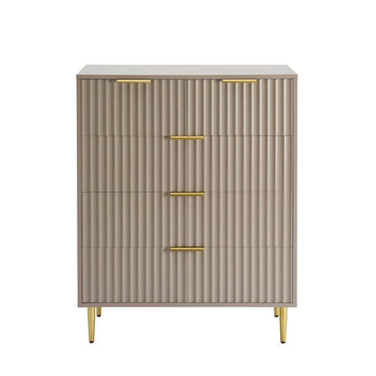 DUS-CC2-02674 Grade-B Dusk Evie 5 Drawer Chest - Taupe RRP £219.00