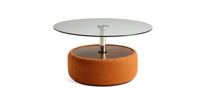 DFS-NEW-06199 Grade-A DFS Aroldo Fabric Coffee Table In Orange RRP £89