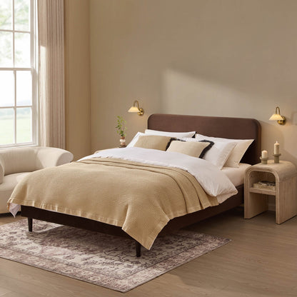 DUS-CC2-03229 Grade-B Dusk Ascot Bed Frame - Cappuccino Single RRP £149.00
