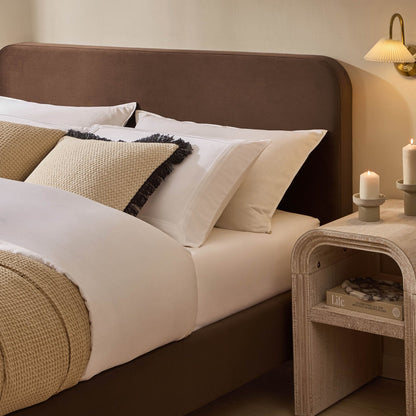 DUS-CC2-03229 Grade-B Dusk Ascot Bed Frame - Cappuccino Single RRP £149.00