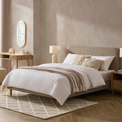 DUS-CC2-04401 Grade-B Dusk Ascot Bed Frame - Stone Grey - Super King RRP £299.00