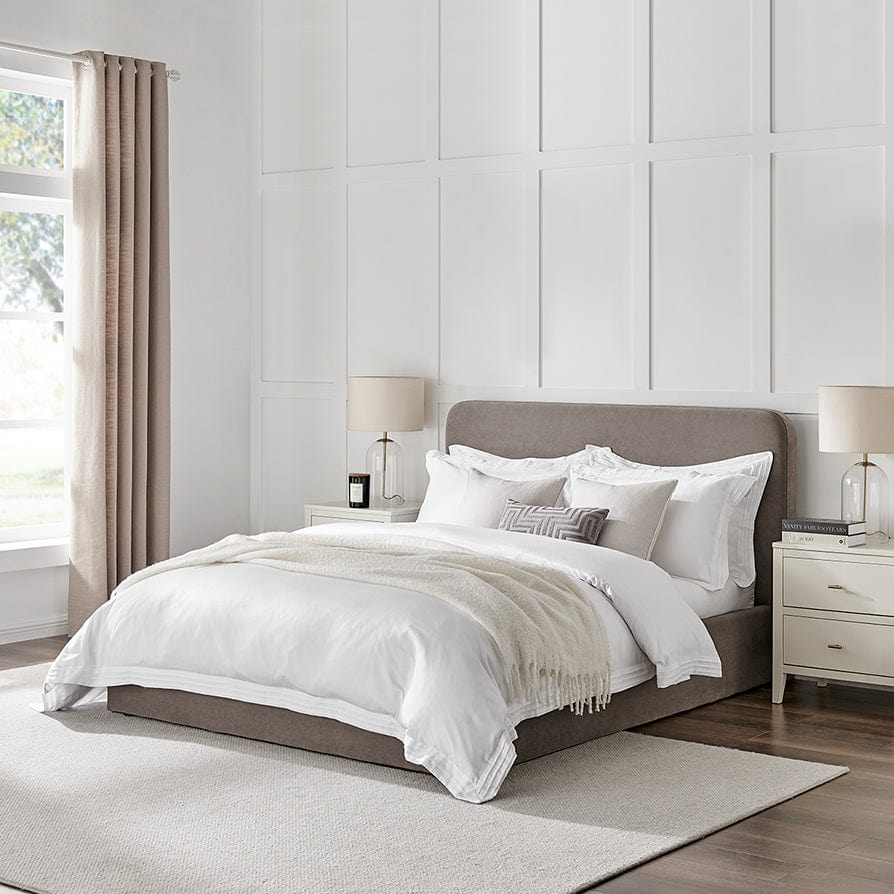 DUS-CC2-02236 Grade-B Dusk Ascot Double Ottoman Storage Bed - Taupe RRP £299