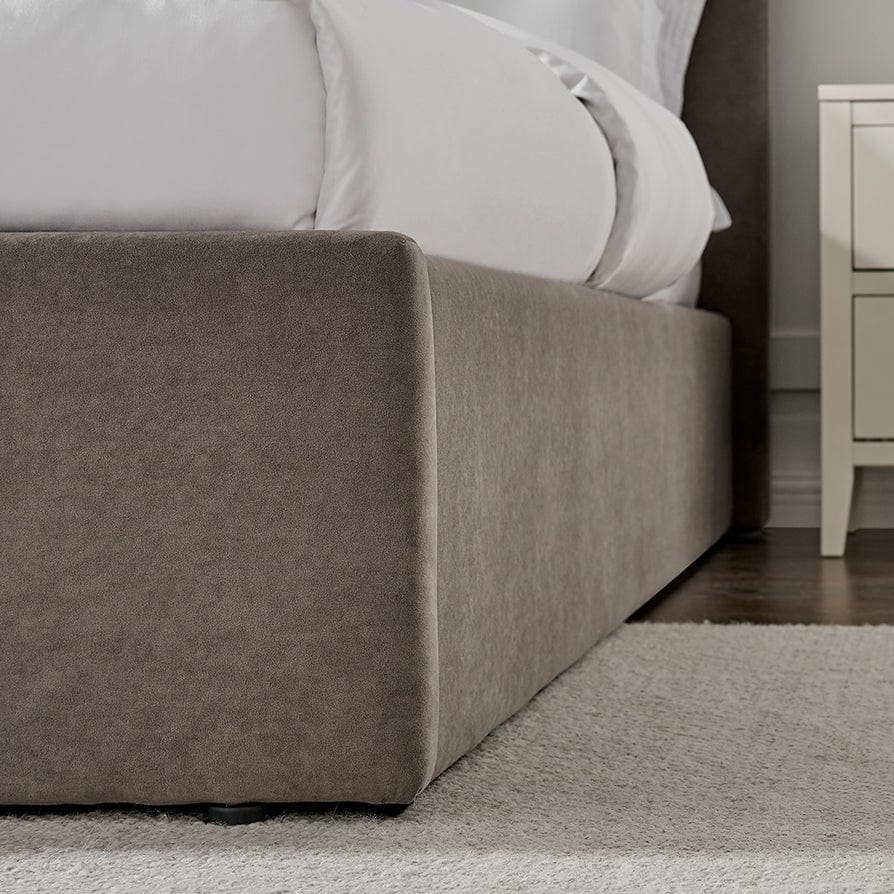 DUS-CC2-02236 Grade-B Dusk Ascot Double Ottoman Storage Bed - Taupe RRP £299