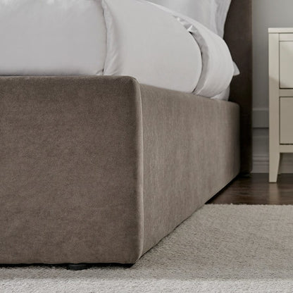 DUS-CC2-02236 Grade-B Dusk Ascot Double Ottoman Storage Bed - Taupe RRP £299