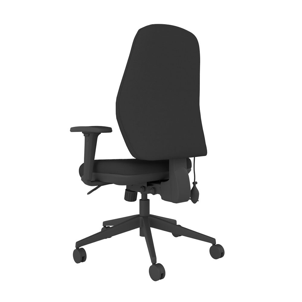 POS-CC2-00020 Grade-B Posturite Positiv U600 Tall Back Ergonomic Desk Chair Independent Mech - Black RRP £702.26
