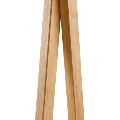 DUS-CC2-04977 Grade-B Dusk Becky Bamboo Clothes Rail - Light Wood RRP £25.00