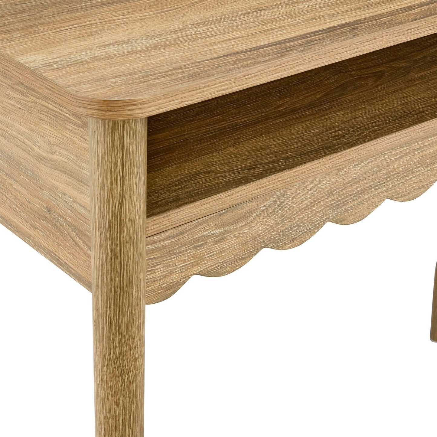 DUS-CC2-04752 Grade-B Dusk Betty Dressing Table - Light Wood RRP £129.00