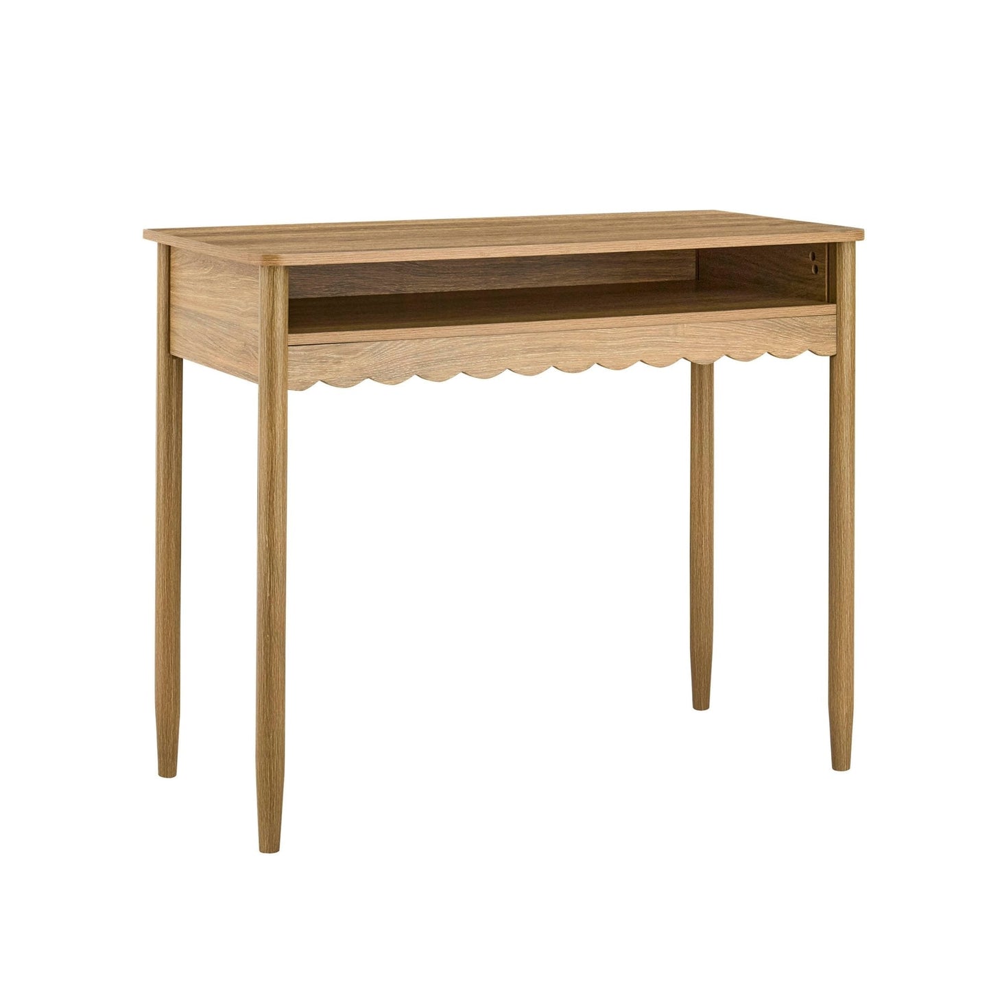 DUS-CC2-04752 Grade-B Dusk Betty Dressing Table - Light Wood RRP £129.00