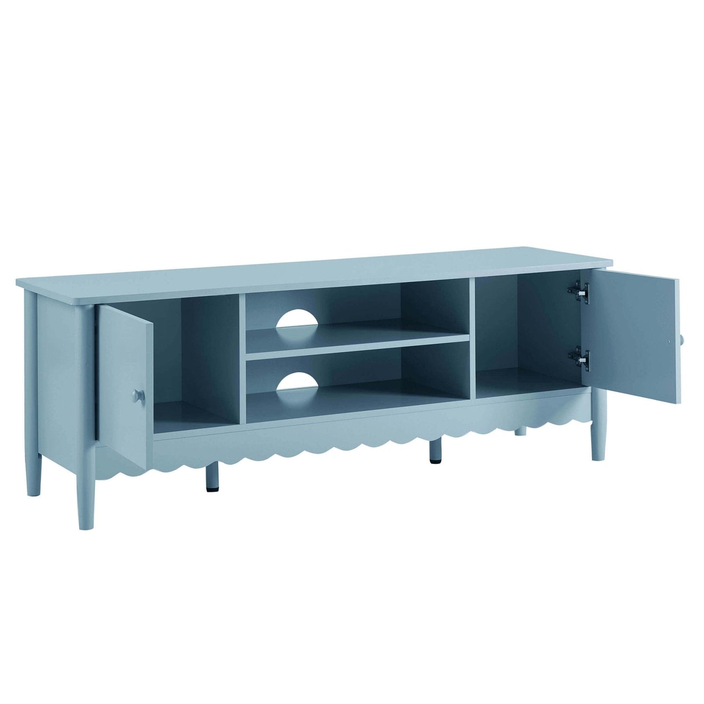 DUS-CC2-03941 Grade-B Dusk Betty Tv Unit for TVs up to 60" - Sky Blue RRP £111.00