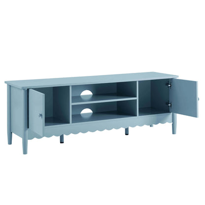DUS-CC2-03942 Grade-B Dusk Betty Tv Unit for TVs up to 60" - Sky Blue RRP £111.00