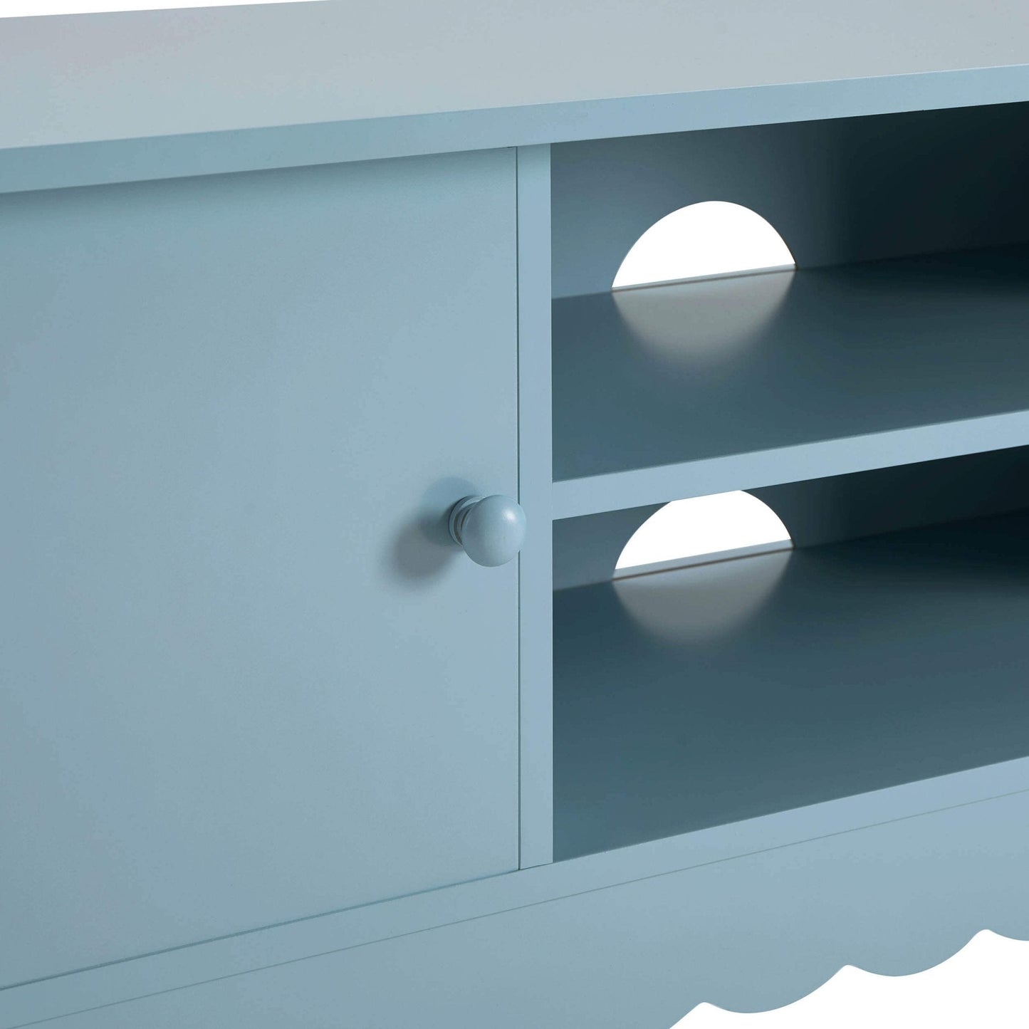 DUS-CC2-03941 Grade-B Dusk Betty Tv Unit for TVs up to 60" - Sky Blue RRP £111.00
