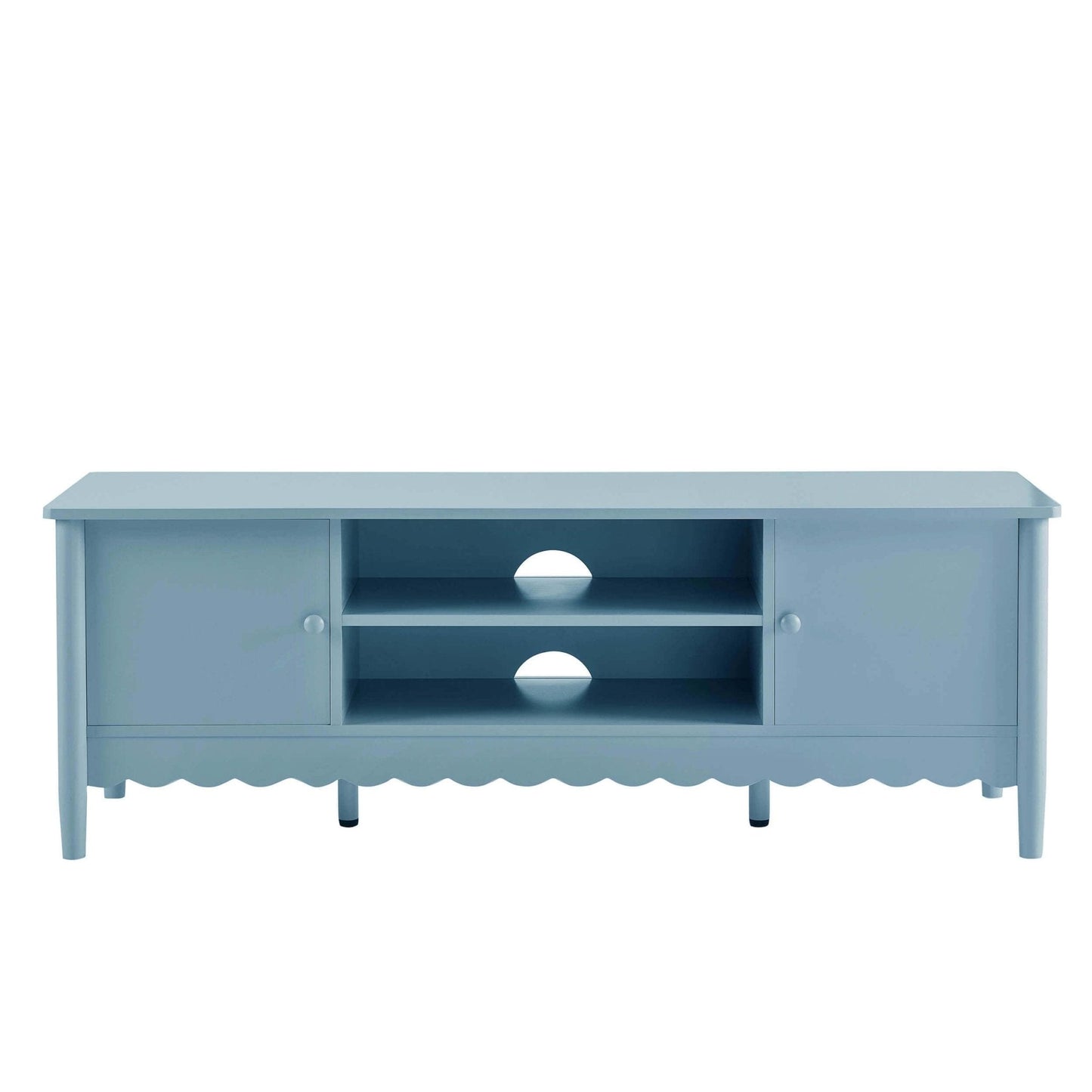DUS-CC2-03942 Grade-B Dusk Betty Tv Unit for TVs up to 60" - Sky Blue RRP £111.00