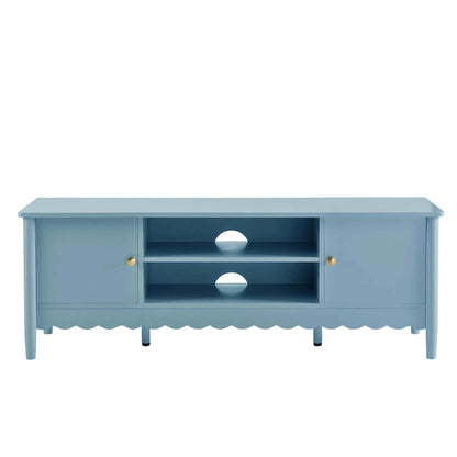 DUS-CC2-03941 Grade-B Dusk Betty Tv Unit for TVs up to 60" - Sky Blue RRP £111.00